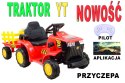 Super traktor z przyczepą, sterowanie pilotem/aplikacja/ YT1166