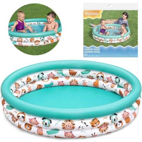 Bestway Dmuchany basen brodzik dla dzieci Z SAFARI 122cm 51226