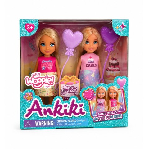 WOOPIE ROYAL Zestaw Urodzinowy Dwóch Laleczek - Candy i Cakes