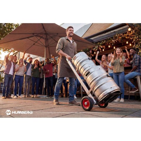 Wózek transportowy składany taczkowy młynarka magazynowy 90kg Humberg HM-518