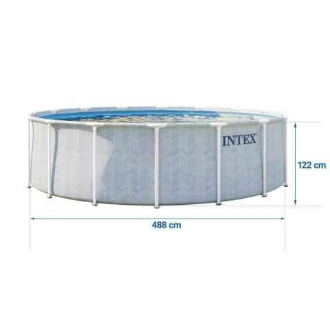 Basen ogrodowy stelażowy 488 x 122 cm 12w1 Intex 26746ND