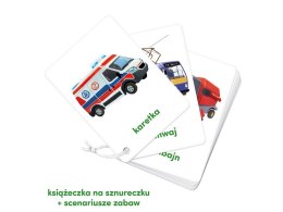 CzuCzu Karty obrazkowe na sznureczku Pojazdy 32 ilustracje edukacyjne ZA6695