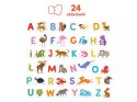 CzuCzu Puzzle do pary Literki alfabet zwierzęta - edukacyjne 24 pary ZA6692
