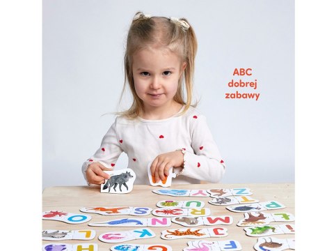 CzuCzu Puzzle do pary Literki alfabet zwierzęta - edukacyjne 24 pary ZA6692