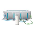 Basen ogrodowy stelażowy 400 x 200 x 122 cm 12w1 INTEX 26770