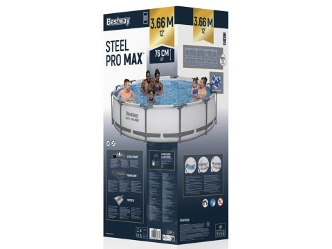 Bestway Basen STELAŻOWY 6,473L 366x76cm 8w1 56416
