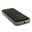 Materac dmuchany 191x76x25 cm jednoosobowy z wbudowaną pompką nożną INTEX 64760