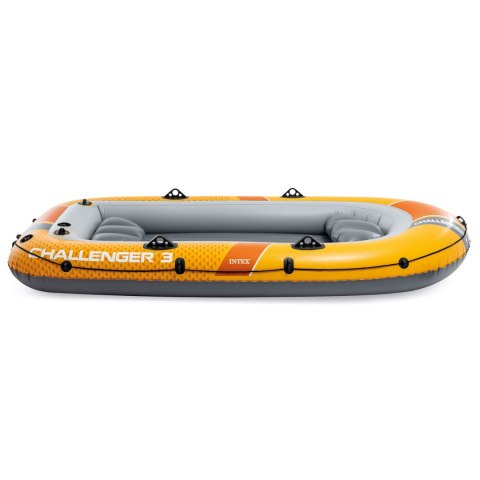 Ponton wędkarski Challenger 3os 320kg 295x137x43 cm pompka wiosła INTEX 66313