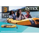 Ponton wędkarski Challenger 3os 320kg 295x137x43 cm pompka wiosła INTEX 66313