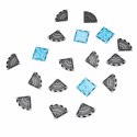 Klocki magnetyczne konstrukcyjne 3D budowa maszyny budowlane 92 elementy