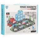 Klocki magnetyczne konstrukcyjne 3D miasto samochody 91 elementów