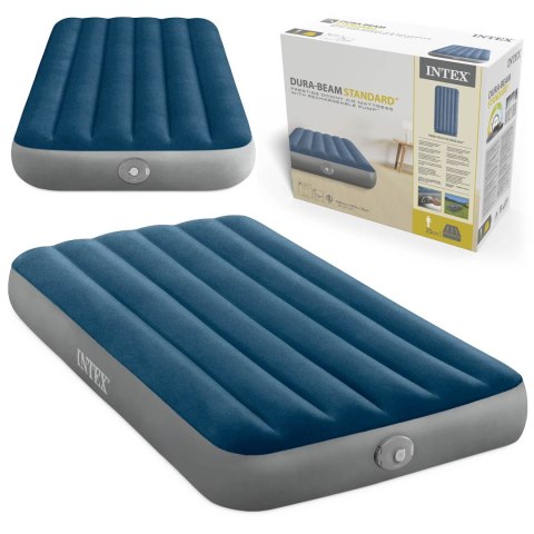 Materac dmuchany 191x99x25 cm z wbudowaną pompką USB INTEX 64187NP