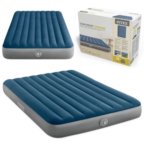 Materac dmuchany 203x152x25 cm z wbudowaną pompką USB INTEX 64189NP