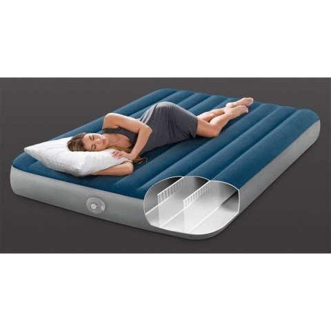 Materac dmuchany 203x152x25 cm z wbudowaną pompką USB INTEX 64189NP