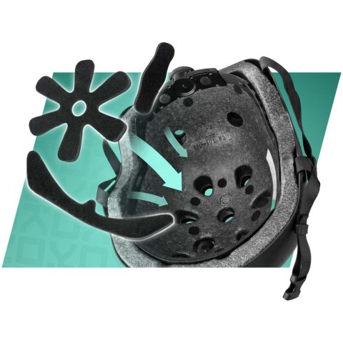 Kask sportowy Soke K1 rozmiar L czarny