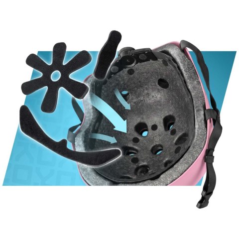 Kask sportowy Soke K1 różowy XS