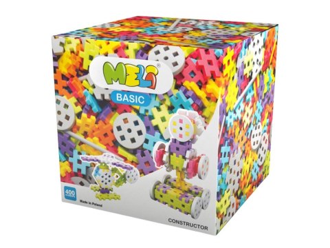 Klocki Meli Basic Constructor 400 el. zestaw kreatywny ZA6639
