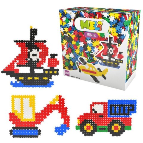 Klocki Meli Minis 1200 el. mozaika 2D/3D kreatywne dla dzieci 4+ ZA6640