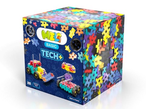 Klocki konstrukcyjne MELI Basic Tech 260 el. zestaw edukacyjny ZA6641