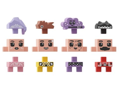 Mini Waffle Księżniczka Zamek Króla Williama 280 el. + 4 figurki ZA6666