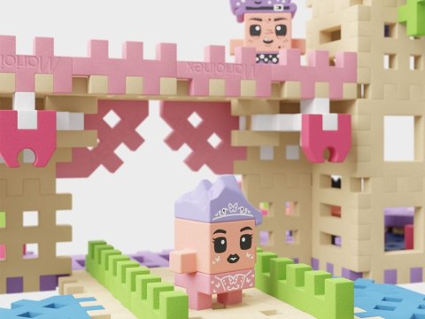 Mini Waffle Księżniczka Zamek Króla Williama 280 el. + 4 figurki ZA6666