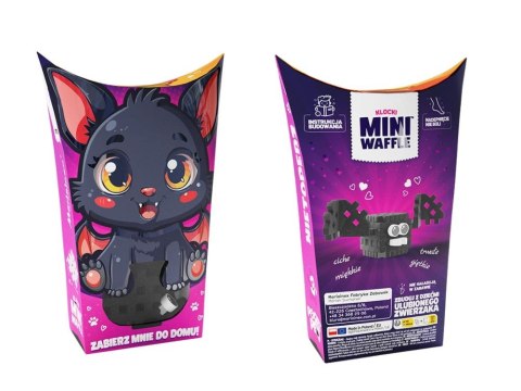Mini Waffle Pocket Pets Nietoperz - kreatywne klocki dla dzieci ZA6665
