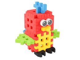 Mini Waffle Pocket Pets Papuga kreatywny zestaw klocków dla dzieci ZA6663