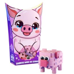Mini Waffle Pocket Pets Pig świnka -kreatywne klocki dla dzieci ZA6661