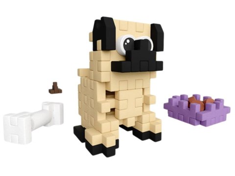 Mini Wafle Pocket Pets Mops-kreatywne klocki dla dzieci ZA6658