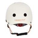 Kask rowerowy dla dziecka Trike Fix dziecięcy  LED S 48-54cm beżowy