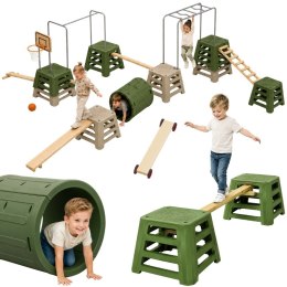 CLASSIC WORLD EDU Tor Przeszkód XXL Plac Zabaw Motoryczny Multi-Sprawnościowy