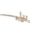 Drewniane puzzle mechaniczne 3d wooden.city - okrągłe tory +
