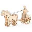 Drewniane puzzle mechaniczne 3d wooden.city - rydwan