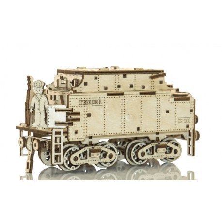 Drewniane puzzle mechaniczne 3d wooden.city - wooden express +