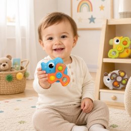 WOOPIE BABY Bączki Spinery Sensoryczne Przyssawki Zwierzątka 3 el.