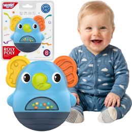 WOOPIE BABY Wańka Wstańka Słonik Grzechotka Sensoryczna Interaktywna 6m+