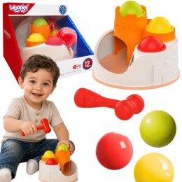 WOOPIE BABY Wbijak Przebijanka Zamek Kule Młotek Zabawka Edukacyjna 12m+