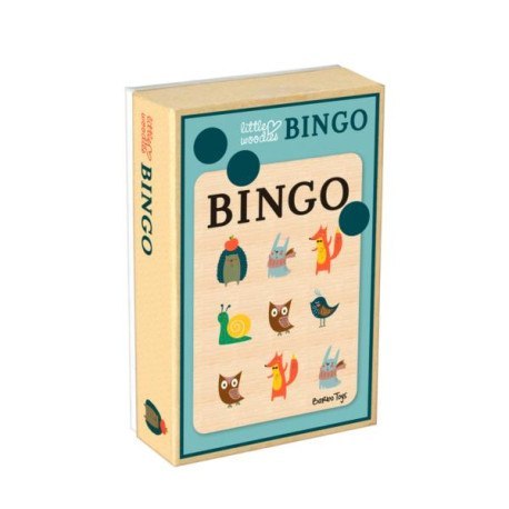 Bingo, gra planszowa dla dzieci, little woodies