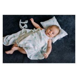 Otulacz bambusowy z antybakteryjnymi jonami srebra, muślinowy,