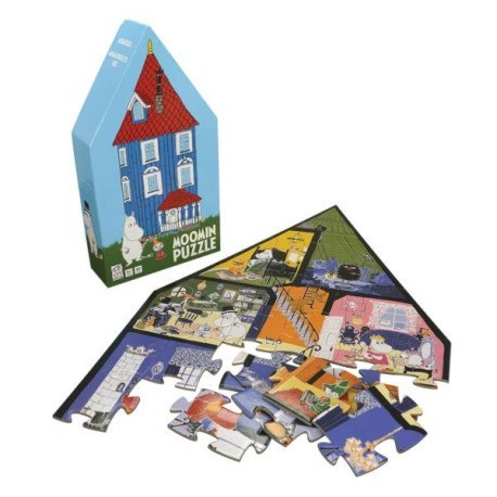 Puzzle dla dzieci w ozdobnym pudełku, 40 el., dom