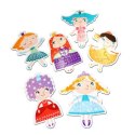 Puzzle dla dzieci w ozdobnym pudełku, księżniczka, zestaw 6