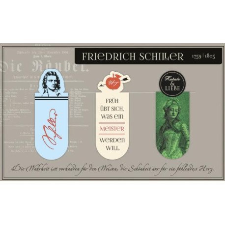Zakładki magnetyczne - friedrich schiller
