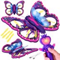 Bajecznie kolorowy Motyl Dron sterowany za pomocą Magicznej Różdżki