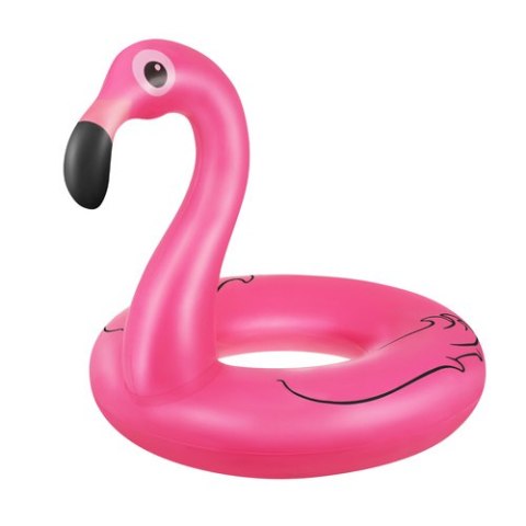 Koło dmuchane flaming 102 cm Trizand duże kółko do pływania basen plaża
