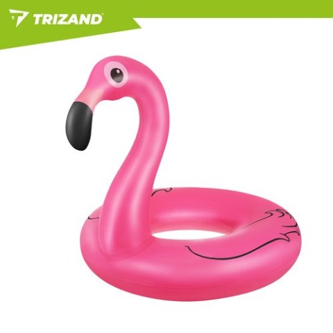 Koło dmuchane flaming 102 cm Trizand duże kółko do pływania basen plaża