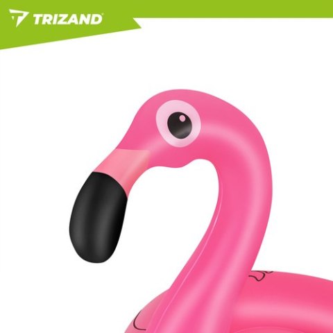 Koło dmuchane flaming 102 cm Trizand duże kółko do pływania basen plaża