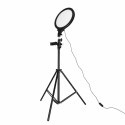 Lampa pierścieniowa do selfie LED na statywie