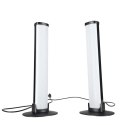 Lampka na biurko LED gamingowa RGB kolumny słupki na pilot zestaw 2 sztuki