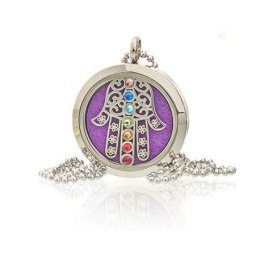 Naszyjnik aromaterapeutyczny - hamsa czakra - 30mm