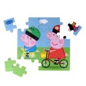 Puzzle dla dzieci w walizce, 26 elementów, świnka
